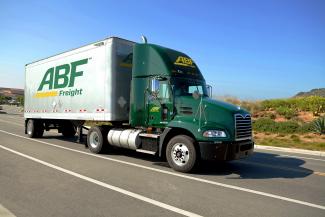 ABF Freight truck and dessert